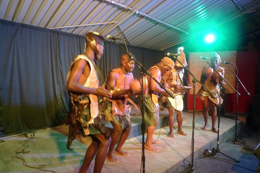 Book Cafe night club with traditional Zimbabwen dances.