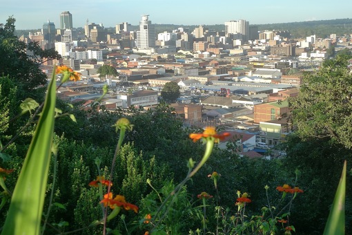 Harare from the mountains.
